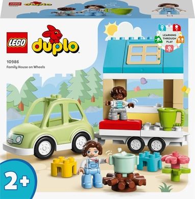 LEGO DUPLO, Town Casa de familie pe roti, 10986