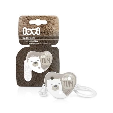 LOVI, Lant suzeta Buddy Bear, 0 m+