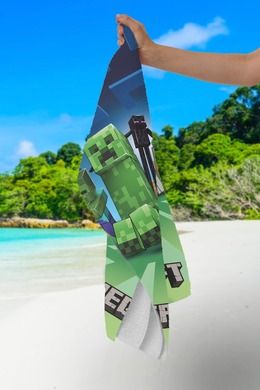 Minecraft, prosop de plaja, 70-140 cm
