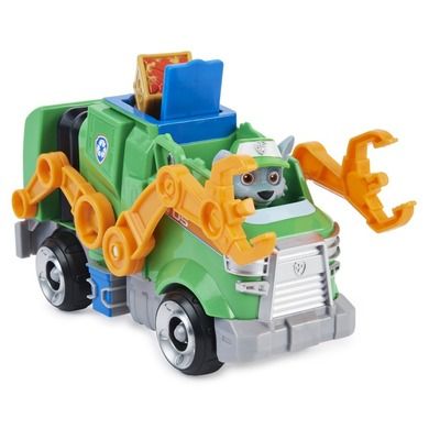 Paw Patrol, Rocky, vehicul cu figurina deluxe