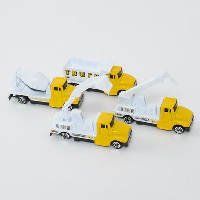 Smiki, Servicii municipale, Constructii, set de vehicule, 1:64