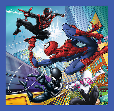Trefl, Spider-Man, Forta paianjenului, puzzle 3in1, 106 piese