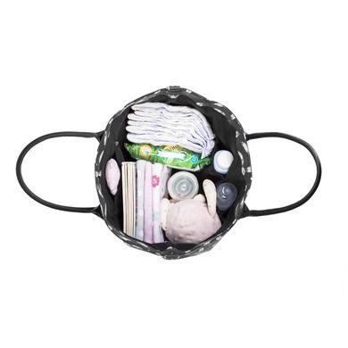 Kinderkraft, Prime, carucior multifunctional 2in1, negru + geanta Mommy Bag