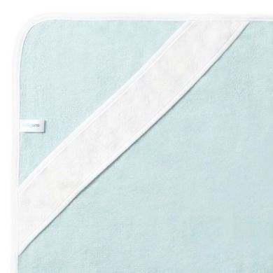 BabyOno, Balena, prosop de baie din bambus cu gluga, 85-85 cm