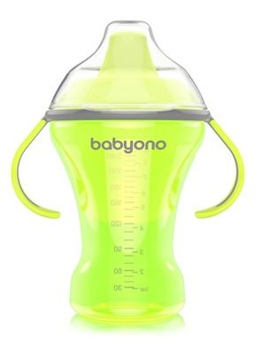 BabyOno, Natural Nursing, cana anticurgere cu cioc tare, 260 ml