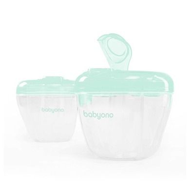 BabyOno, recipient compartimentat lapte praf, 4 portii