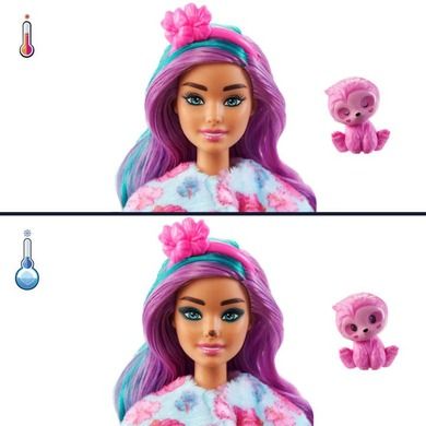 Barbie, Cutie Reveal, Lenes, serie 2, papusa si accesorii