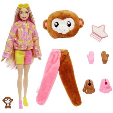 Barbie, Cutie Reveal, Maimuta, papusa de serie Jungla