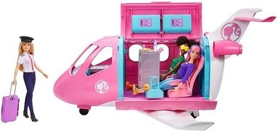 Barbie, Dreamhouse Adventures, Avion de vis, set de joaca cu papusa