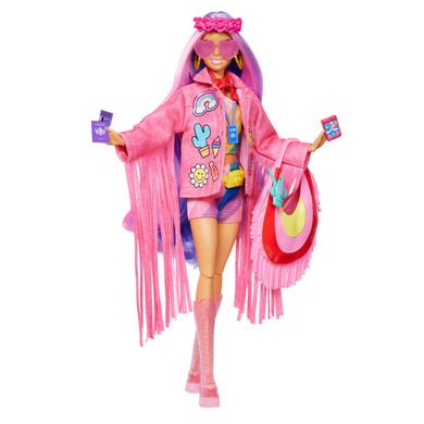 Barbie, Extra Fly, papusa Hippie cu accesorii