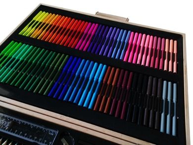 Beniamin, set pentru pictura si desen in servieta, 220 elemente