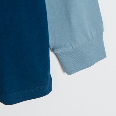 Cool Club, Bluza cu maneca lunga pentru baieti, albastru-bleumarin, imprimeu urs