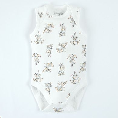 Cool Club, Body fara maneci pentru baieti, mix, imprimeu Bambi, set, 5 buc.