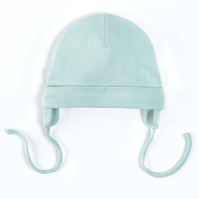 Cool Club, Caciula pentru baieti, cu snur, ecru, verde-menta, set 2 buc.