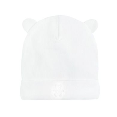 Cool Club, Caciuli din bumbac organic pentru baieti, culoare albastru deschis si alb, set 2 buc.