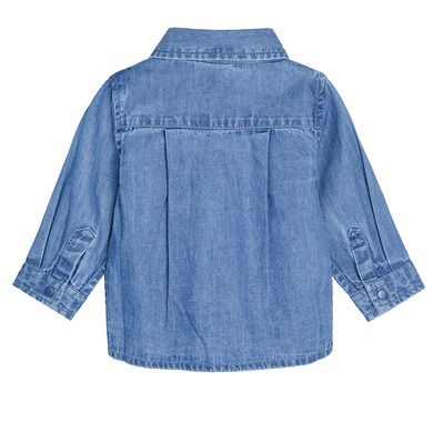 Cool Club, Camasa de blugi cu maneca lunga pentru baieti, denim, imprimeu dinozaur