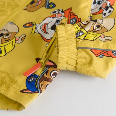 Cool Club, Geaca cu gluga pentru baieti, galben, imprimeu Paw Patrol