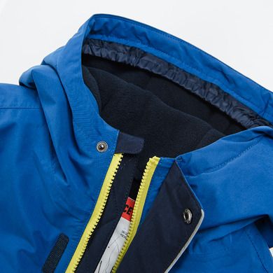 Cool Club, Geaca de ski cu gluga pentru baieti, culoare bleumarin si albastru, umplutura PrimaLoft