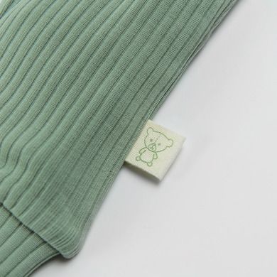 Cool Club, Pantaloni pentru bebelusi, din tricot striat, verde