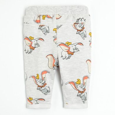 Cool Club, Pantaloni trening pentru baieti, gri, imprimeu Dumbo