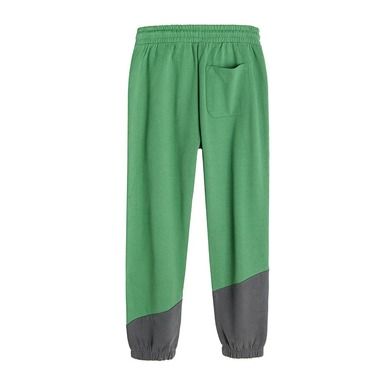 Cool Club, Pantaloni trening pentru baieti, tip oversize, verde-gri