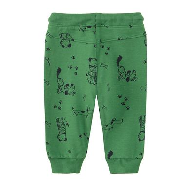 Cool Club, Pantaloni trening pentru baieti, verde, imprimeu catei