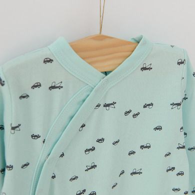 Cool Club, Pijama tip salopeta pentru baieti, mix de culori, imprimeu masinute, set 2 buc.