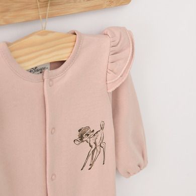 Cool Club, Pijama tip salopeta pentru fete, roz, imprimeu Bambi