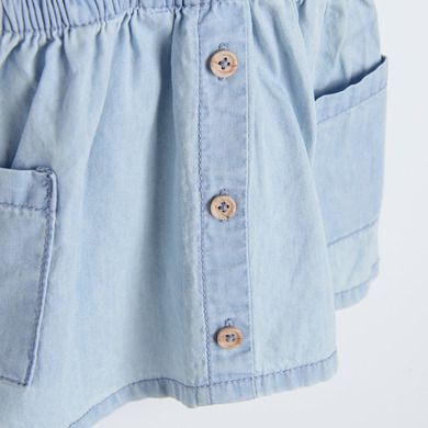Cool Club, Sarafan pentru fete, denim, cu nasturi