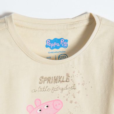 Cool Club, Set pentru fete, Bluza cu maneca lunga, Colanti, mix, imprimeu Peppa Pig