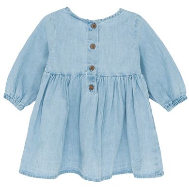 Cool Club, Set pentru fete, rochie cu maneca lunga, bentita, denim