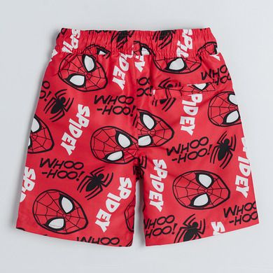 Cool Club, Sorturi de baie pentru baieti, rosu, imprimeu Spider-Man