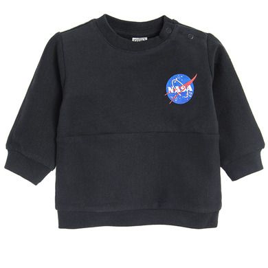 Cool Club, Trening pentru baieti, negru, imprimeu NASA