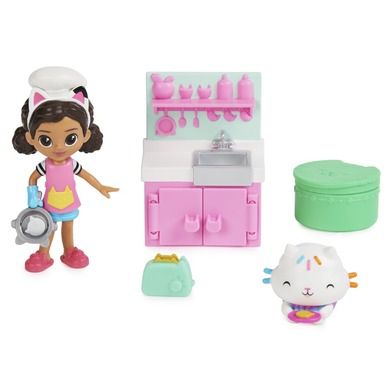 Gabby's Dollhouse, Gabby's Lunch & Munch, set de joaca cu figurina si accesorii