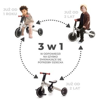Kinderkraft, 4Trike, tricicleta, candy roz