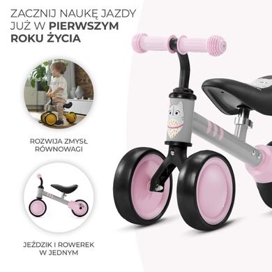 Kinderkraft, Cutie, mini-tricicleta bicicleta, roz