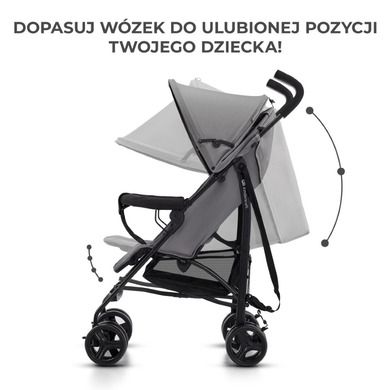 Kinderkraft, Tik, carucior umbrela, Stone Grey