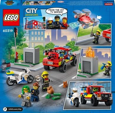 LEGO City, Stingere de incendiu si urmarire politista, 60319