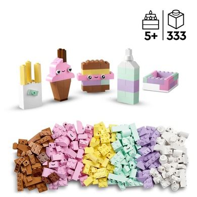 LEGO Classic, Distractie creativa in culori pastelate, 11028
