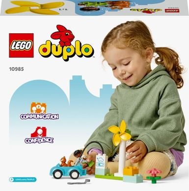 LEGO DUPLO, Orasul meu Turbina eoliana si masina electrica, 10985
