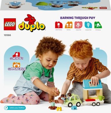 LEGO DUPLO, Town Casa de familie pe roti, 10986