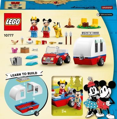 LEGO Mickey and Friends, Camping cu Mickey Mouse si Minnie Mouse, 10777