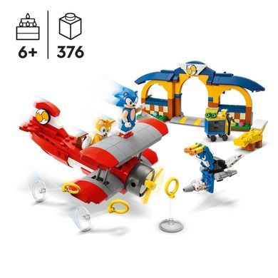 LEGO Sonic the Hedgehog, Atelierul lui Tails si avion Tornado, 76991