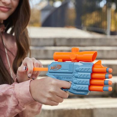 Nerf Elite 2.0, Prospect QS-4, blaster si 8 proiectile