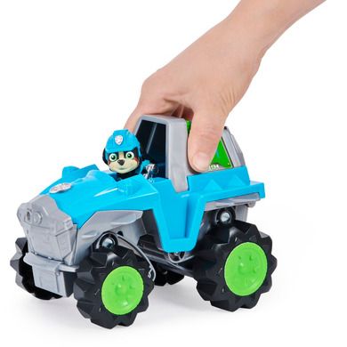 Paw Patrol, Masina Deluxe, Rex, masinuta cu figurina