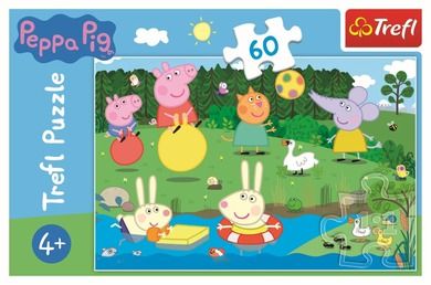 Trefl, Purcelusa Peppa, Distractie de vacanta, puzzle, 60 piese