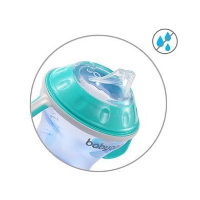 BabyOno, canita anti-varsare, albastru, 180 ml