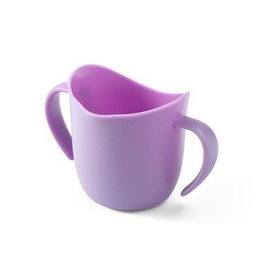 BabyOno, Flow, cana ergonomica pentru copii, 120 ml, violet