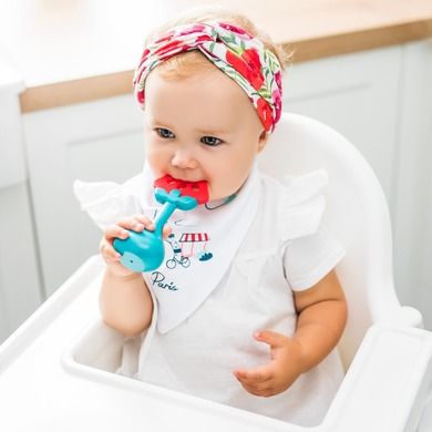 BabyOno, Tasty Watermelon, jucarie pentru dentitie cu zornaitoare