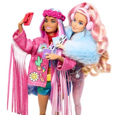 Barbie, Extra Fly, papusa Hippie cu accesorii